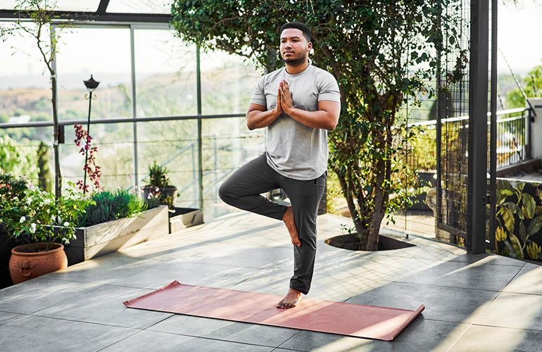 Tree pose (Vriksasana)