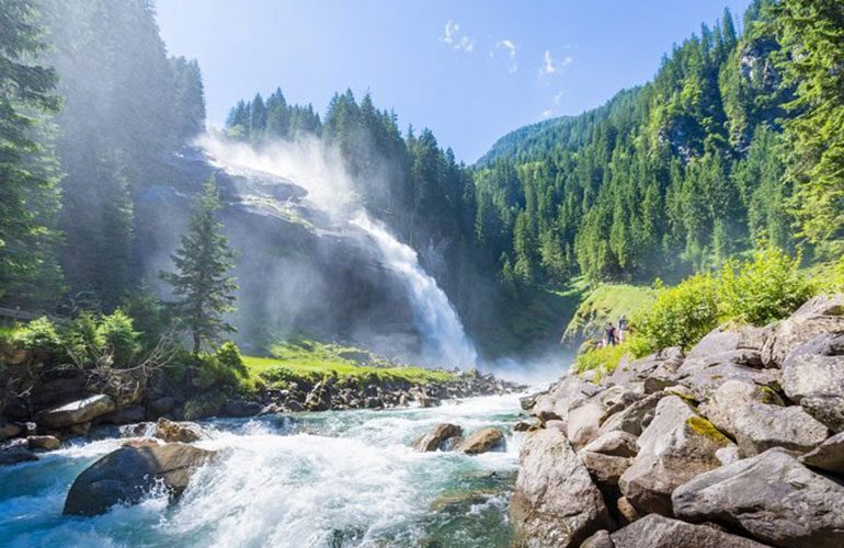 The tallest waterfall in Central Europe