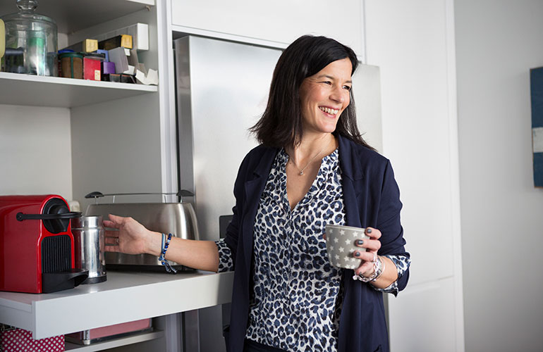 How do you decide where to put things in kitchen cabinets?