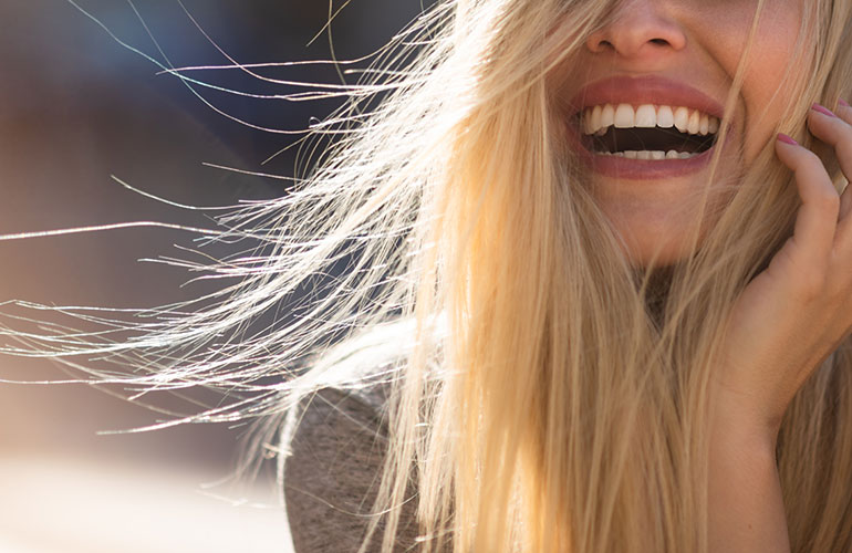 Straight and fine hair