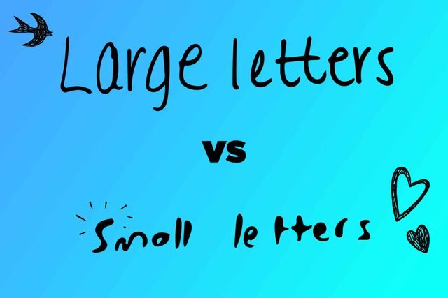 How big or small do you write?