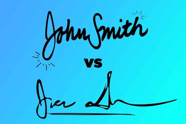 How legible is your signature?