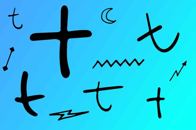 How do you cross your “t’s”?