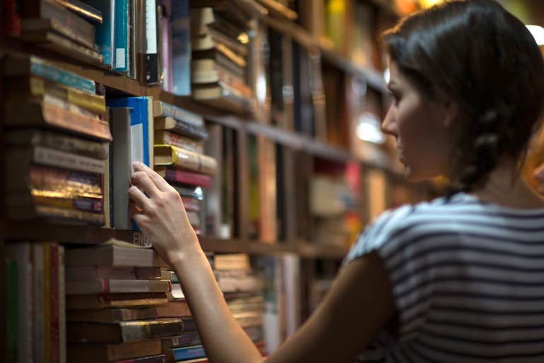 You can spend hours wandering the aisles of a bookstore