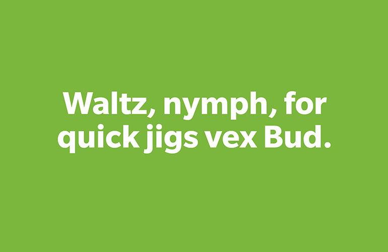 Pangram #4: Quick jigs