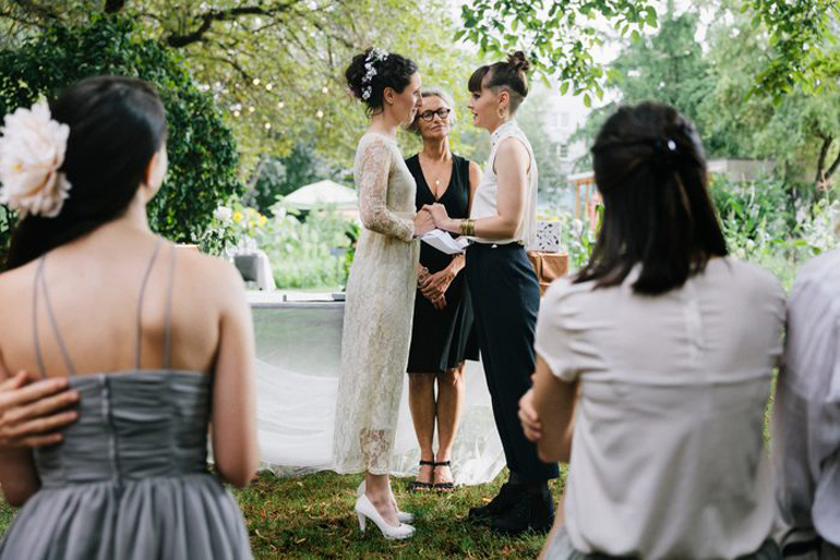 Holding wedding ceremonies