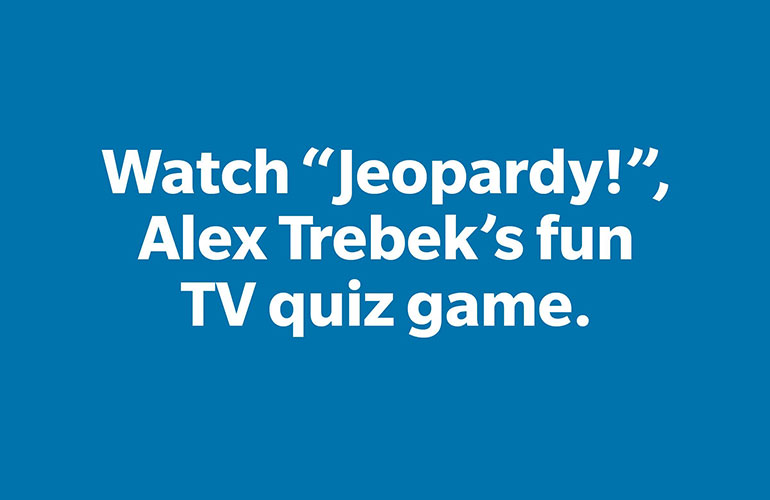 Pangram #11: Jeopardy!