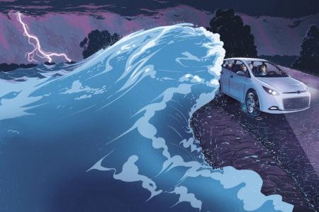 Swept away!