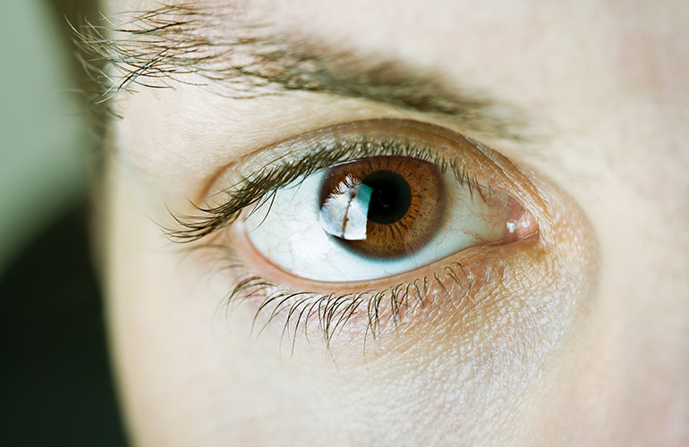 You may blink less