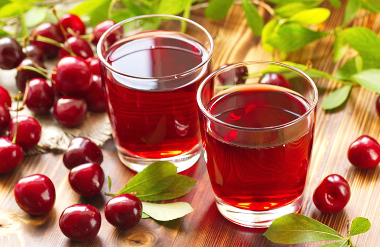 Sip some cherry juice