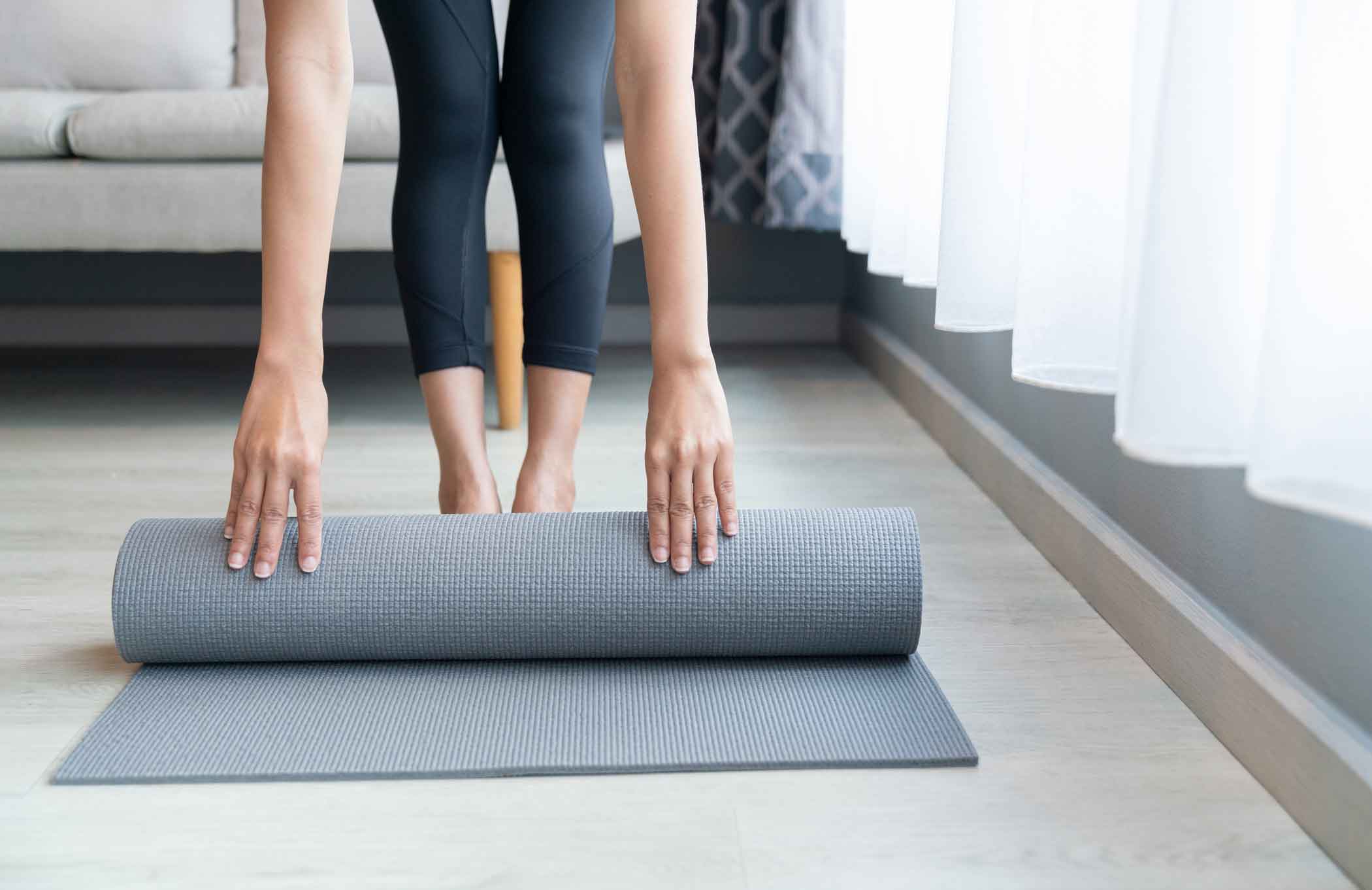 6. Kate practises yoga regularly