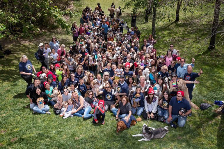 Largest dog photo shoot