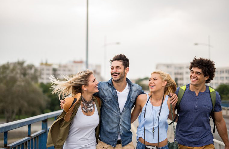 Hang out with happy people