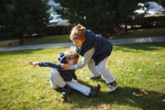kids play fighting