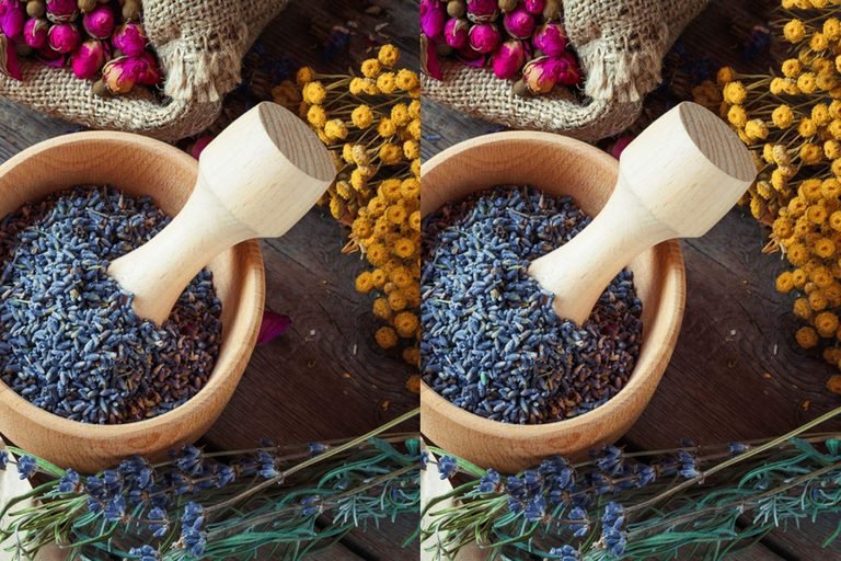 Spot the difference: Lavender Looks
