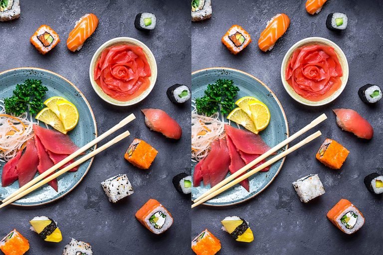Spot the difference: Sushi Scramble