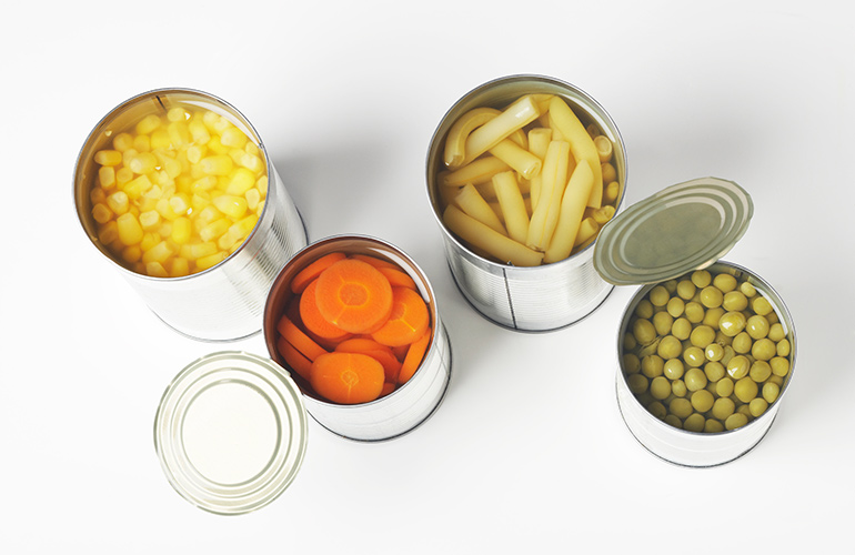 Canned veggies