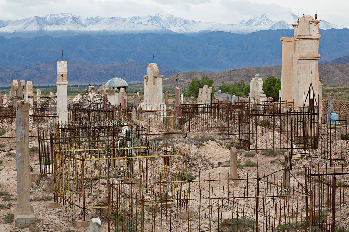 Issyk-Kul cemeteries, Kyrgyzstan