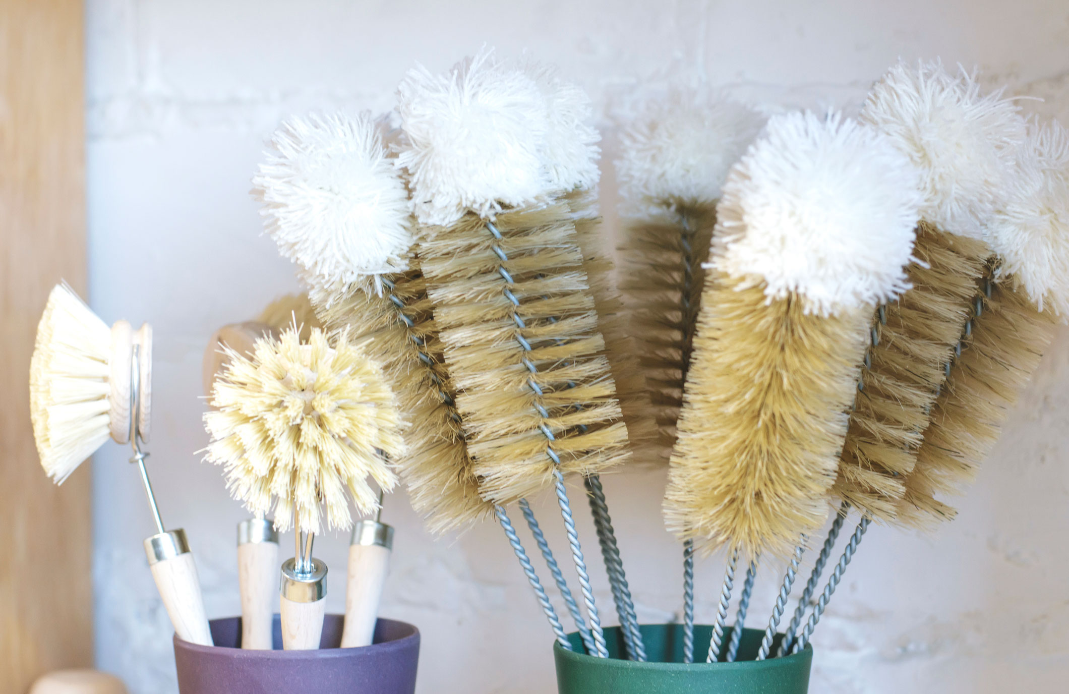 Buy a soap dispenser dish brush