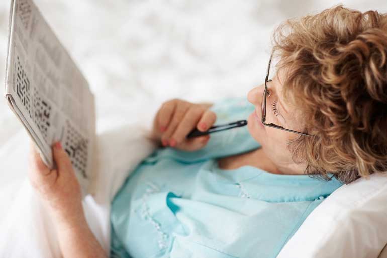 In mild pain? Play word games or another favourite challenging puzzle