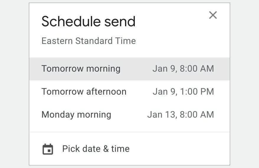 Gmail hack: schedule an email to send