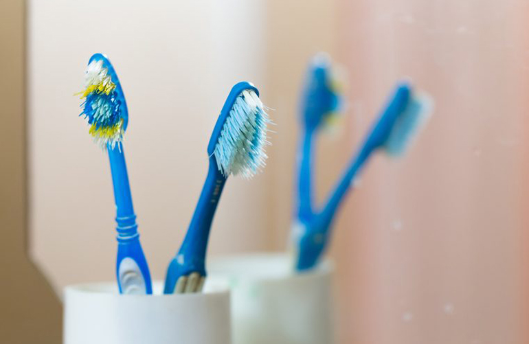 Turn over your toothbrush every three months