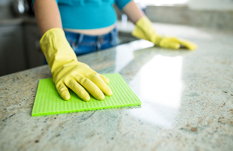 Cleaning before they arrive