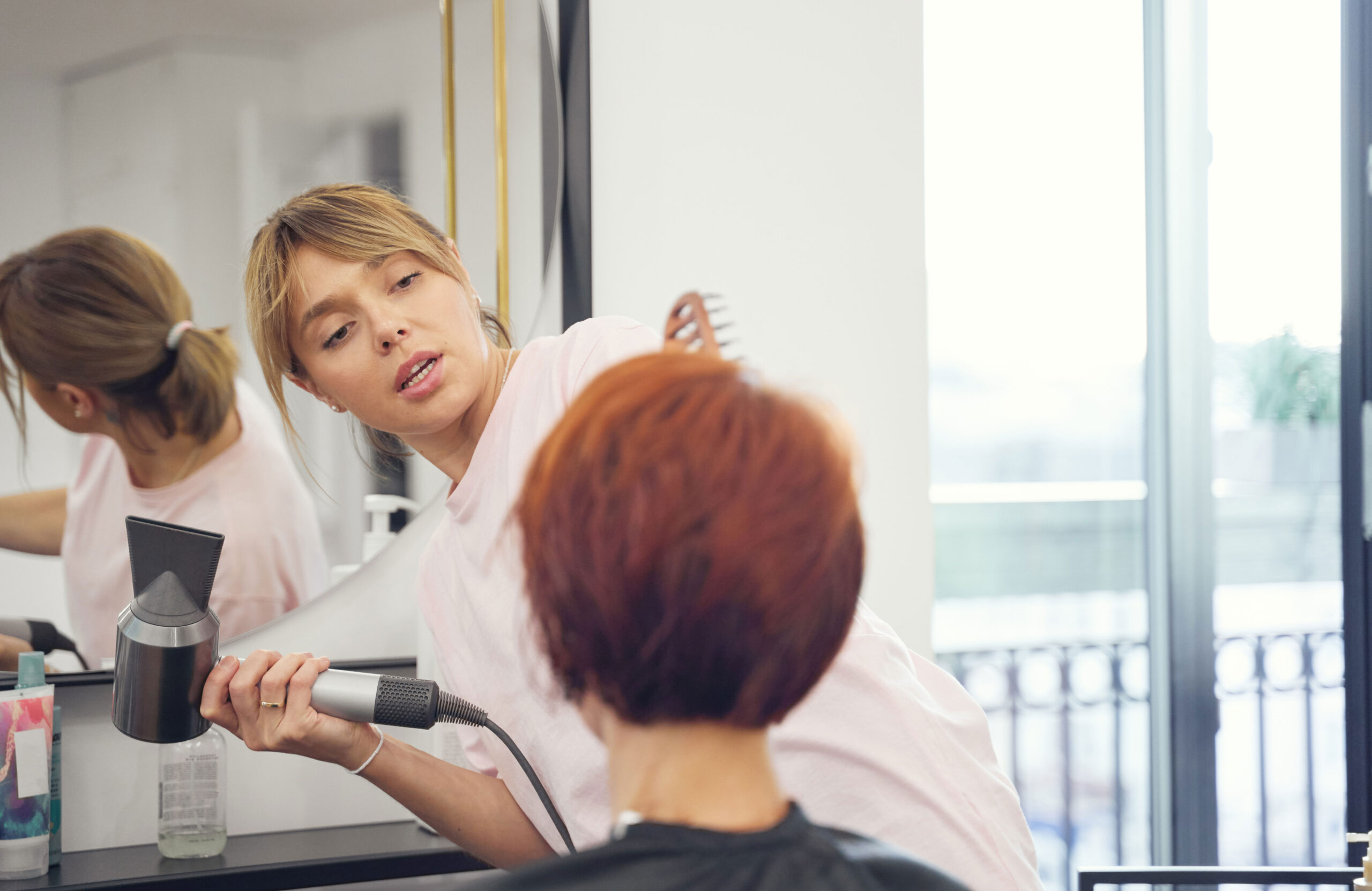 The stylist doesn’t solicit feedback