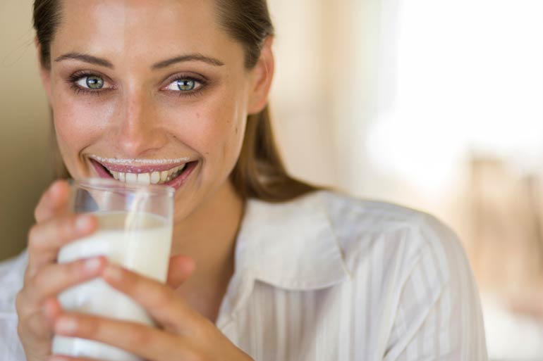 Warm milk