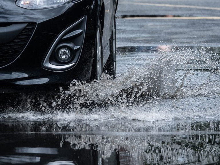 Avoid puddles