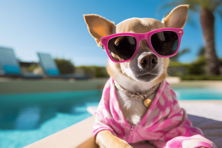 Poolside is my best side