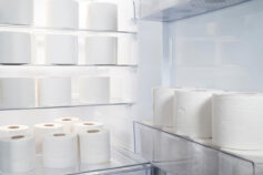 Why are people putting toilet paper in the fridge?