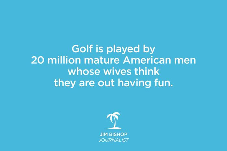 For a hole in one