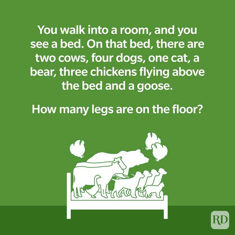 Don’t get tripped up by the viral "legs on the floor" riddle