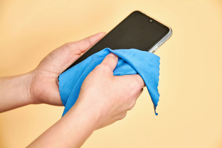 Phones are germ hotspots