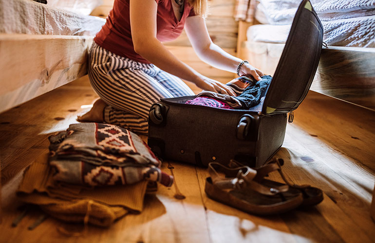 What to do if you accidentally pack camouflage clothing